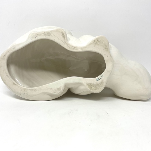 ELPA Alcobaca Ceramic Cat with Glass Blue Glass Eyes Made in Portugal Flowers - Picture 7 of 9